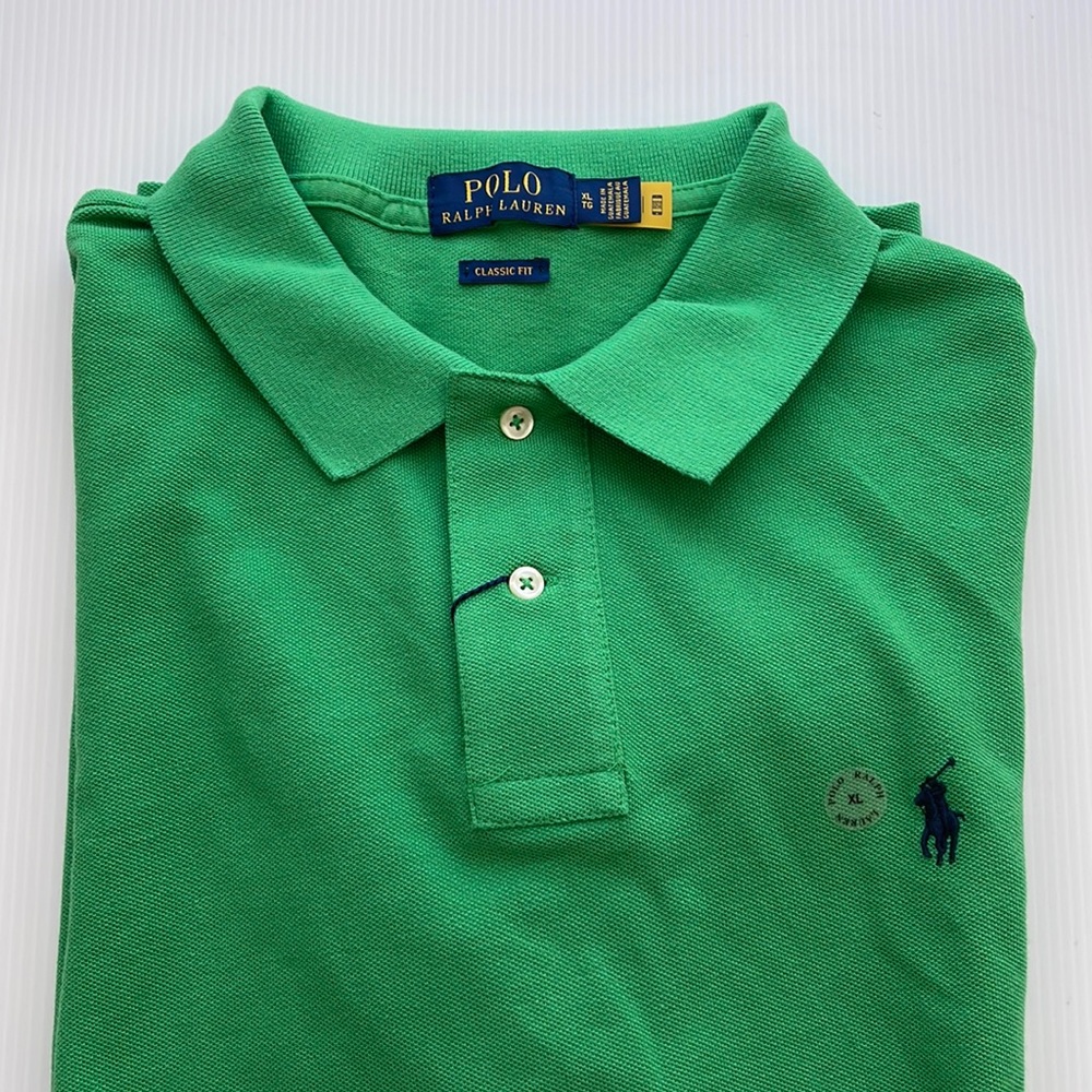 Polo Ralph Lauren Men’s Classic Fit Polo Shirt Golf Green Sz X Large New